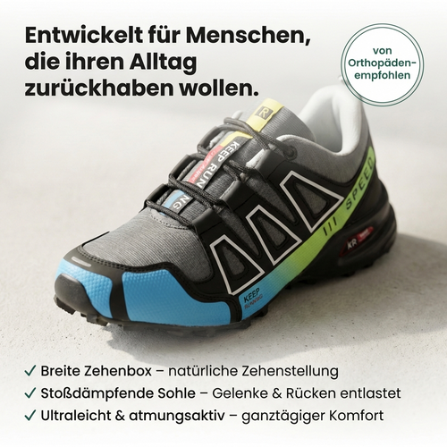 ComfortStep™– Orthopädische Laufschuhe